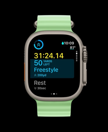 Apple Watch Ultra 3, GPS + Cellular, 49mm, Black Titanium Case